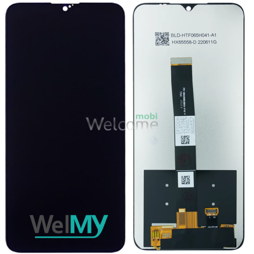 Дисплей Xiaomi Redmi 9A/ Redmi 9C/ Redmi 10A 2022 в зборі з сенсором Midnight Black (Welmy)