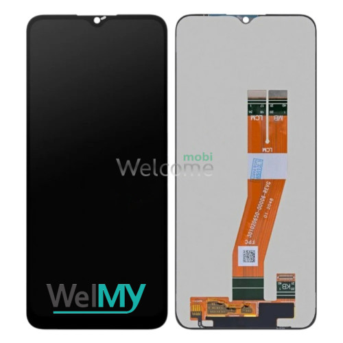 Дисплей Samsung SM- A025F/ M025 / A035F/ A037F/ A042 Galaxy A02s/ M02s/ A03 в зборі з сенсором black (Welmy) (160,5x72мм)