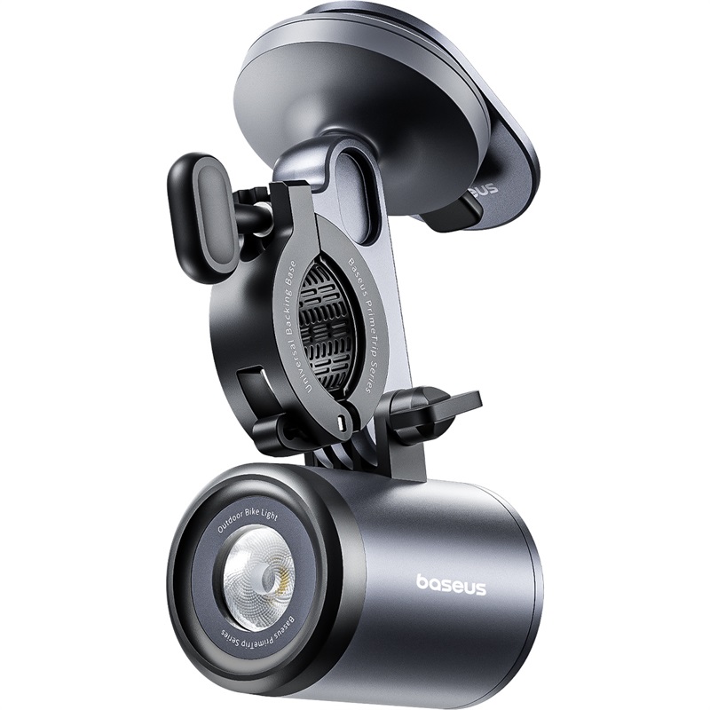 Велотримач для телефона Baseus PrimeTrip Series Dual-Color Bike Light 2-in-1 Set Cosmic Black