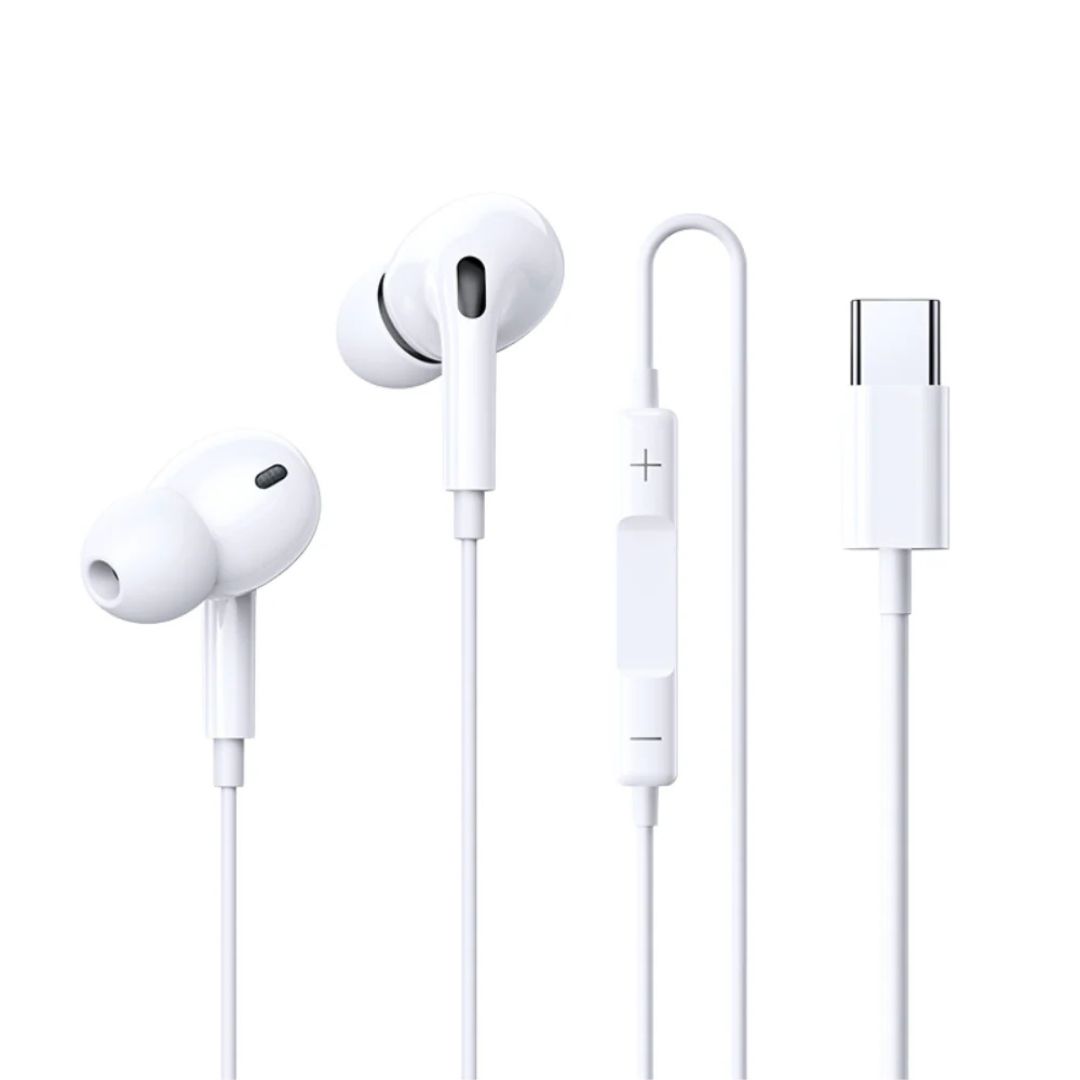 Навушники дротові REMAX Wired Earphones for Music and Call  RM-575/a/i  (Type-C) White