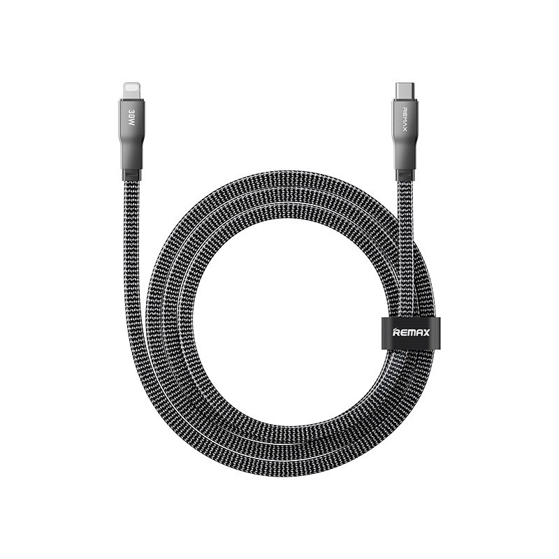 Кабель REMAX Pisces Series  Zinc Alloy Braided Data Cable CB37 1.2M (C-L)-30W