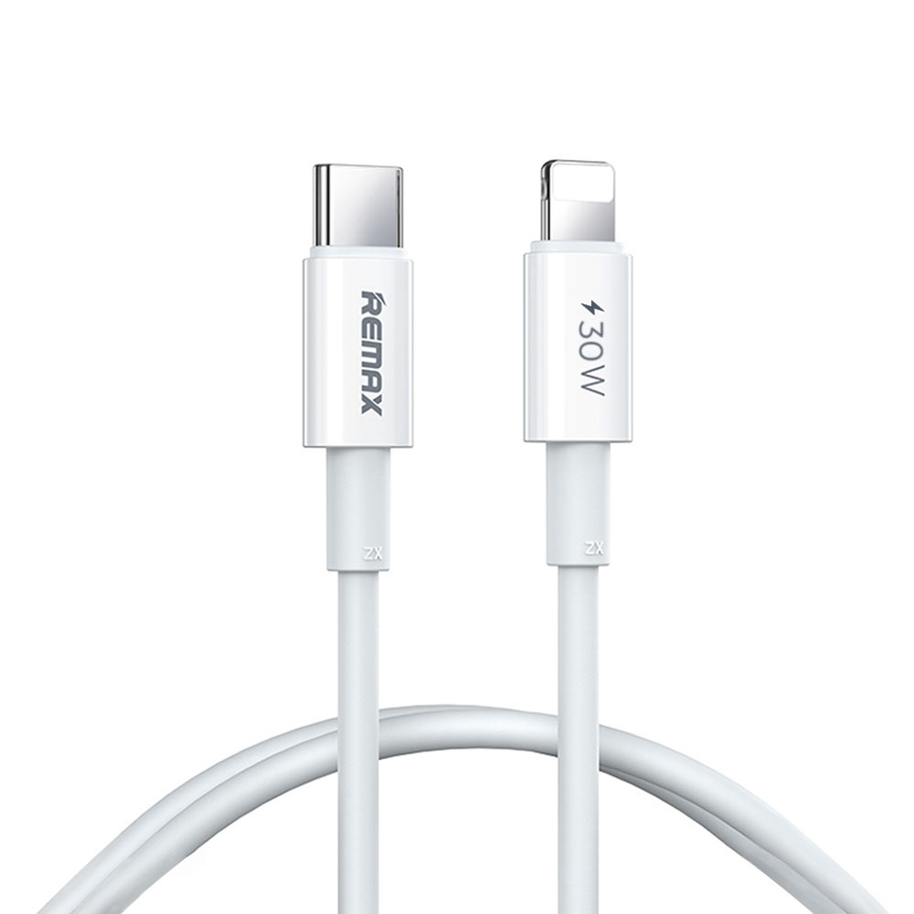 Кабель REMAX  Dofon Series 30W PD Fast Charging  Data Cable 1M RC-C026   (C-L) White