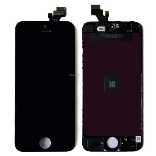 Дисплей iPhone 5 в сборе с сенсором и рамкой black (Original PRC)