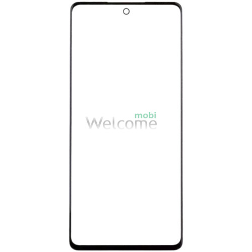 Стекло тачскрина с OCA плёнкой для INFINIX Hot 12 Play (X6816D) чёрное с олеофобным покрытием, закалённое