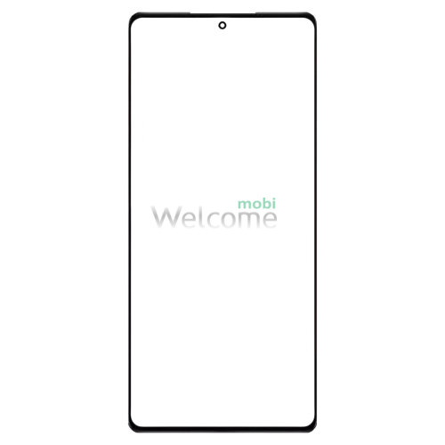 Стекло тачскрина с OCA плёнкой для INFINIX Note 30 Pro (X678B) чёрное с олеофобным покрытием, закалённое