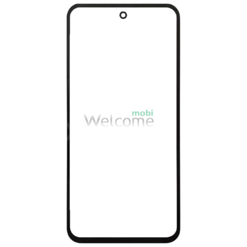 Стекло тачскрина с OCA плёнкой для INFINIX Smart 8 (X6525) чёрное с олеофобным покрытием, закалённое