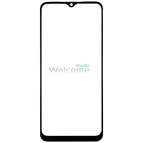 Стекло тачскрина с OCA плёнкой для ZTE Blade A53 чёрное с олеофобным покрытием, закалённое