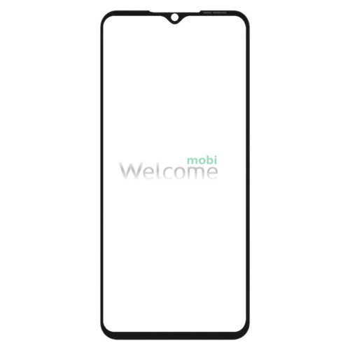 Стекло тачскрина с OCA плёнкой для ZTE Blade A73 (5G) чёрное с олеофобным покрытием, закалённое