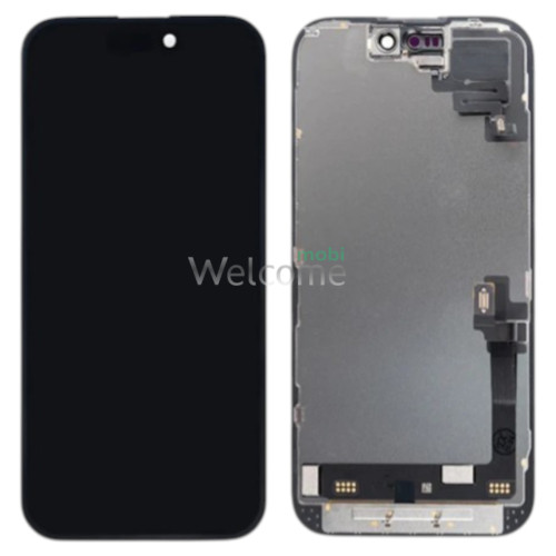 Дисплей для Apple iPhone 16 с чёрным тачскрином GX-AMOLED