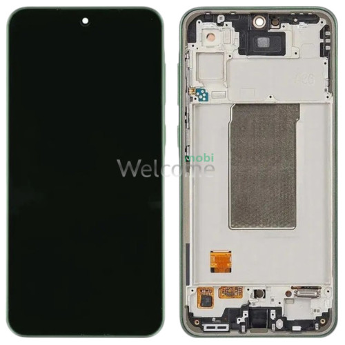 Дисплей Samsung SM-A366 Galaxy A36 5G (2025) в зборі з сенсором та рамкою Awesome Lime service orig