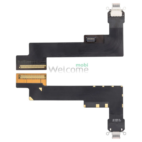 Шлейф iPad Air 4 2020 / iPad Air 5 2022 (версія LTE) конектора зарядки silver