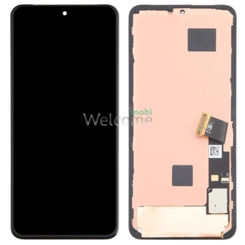 Дисплей Google Pixel 8 в сборе с сенсором и рамкой black OLED