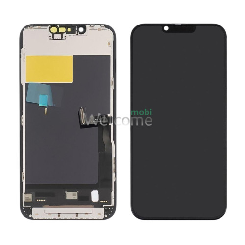 Дисплей iPhone 13 Pro в зборі з сенсором та рамкою black (ZY in- cell TFT) (під заміну IC)