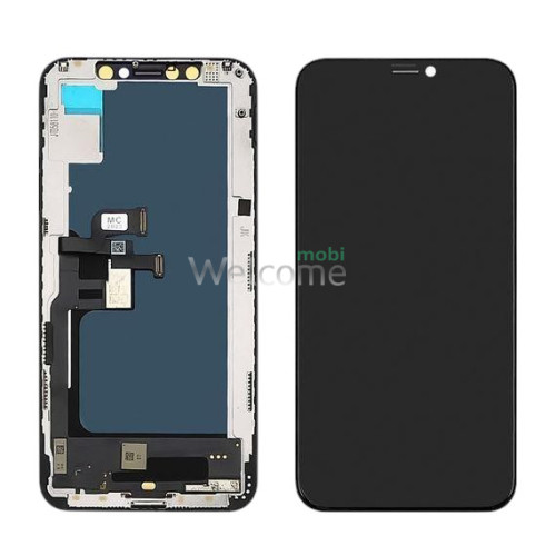 Дисплей iPhone XS в зборі з сенсором та рамкою black (ZY in- cell TFT)