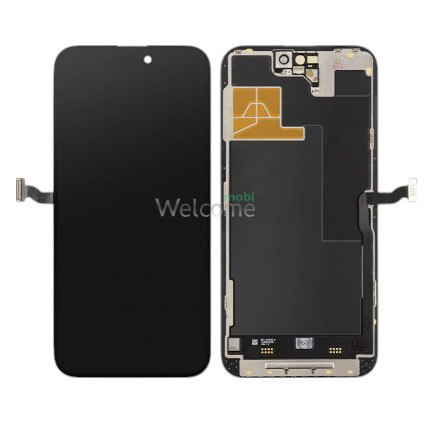 Дисплей iPhone 14 Pro в зборі з сенсором та рамкою black (ZY in- cell TFT) (під заміну IC)