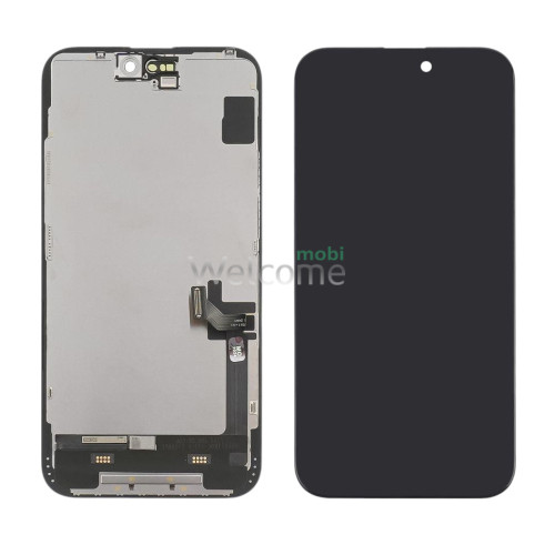 Дисплей iPhone 15 Plus в зборі з сенсором та рамкою black (ZY in-cell TFT)