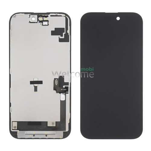 Дисплей iPhone 16 в зборі з сенсором та рамкою black (ZY in-cell TFT)