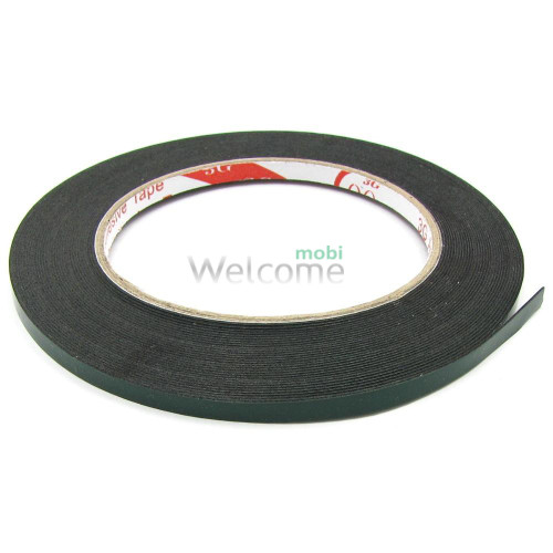 Скотч двосторонній ширина 10 мм, товщина 0,5мм (зелений) на поліуретановій основі