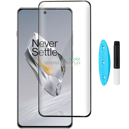 Скло ONEPLUS 12 (0.25 мм, 3D, прозоре) в комплекті з UV клеєм і лампою