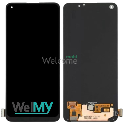 Дисплей Realme 7 Pro/ 8/ 8 Pro/ V15/ OPPO Reno 4 SE/ 5 Lite/ 5F/ 5Z/ 6 Lite в зборі з сенсором black OLED (Welmy) Rev. 05