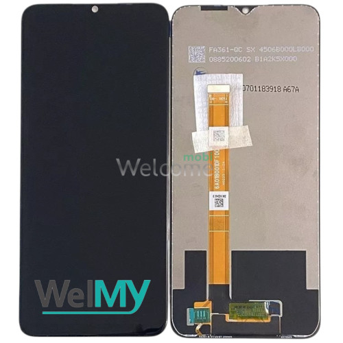 Дисплей OPPO A15, OPPO A15s в сборе с сенсором black (Welmy)