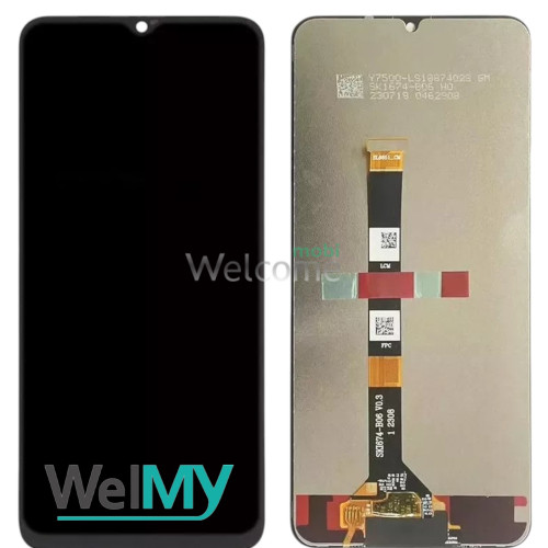 Дисплей Realme C51/ Realme C53/ Realme Note 50 в зборі з сенсором black (Welmy)