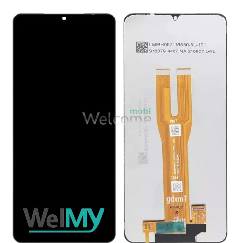 Дисплей Samsung SM- A065 Galaxy A06 (2024) в зборі з сенсором black (Welmy)