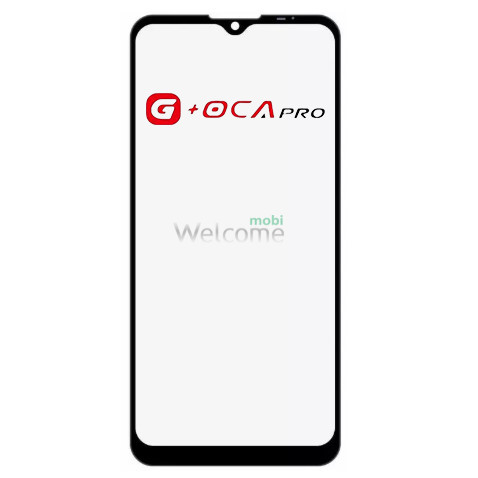 Скло корпусу G + OCA Pro Motorola XT2127/ XT2128/ XT2129 Moto G10/ G20/ G30 з OCA- плівкою, black