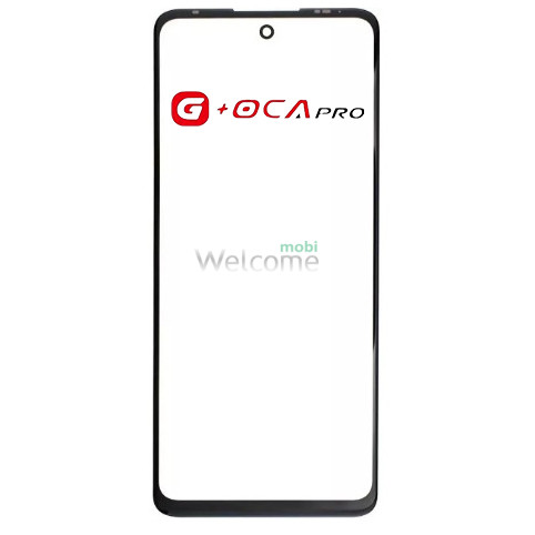 Скло корпусу G + OCA Pro Motorola XT2235 Moto G32/ XT2341 Moto G14/ XT2343 Moto G54 з OCA- плівкою, black