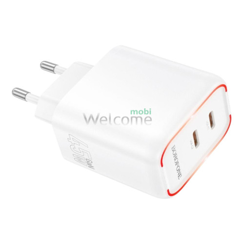 МЗП Borofone BA90A 2USB- C PD/ QC45W white