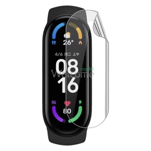 Захисна плівка Xiaomi Mi Band 8 (0.2 мм, 3D чорна) Polycarbone