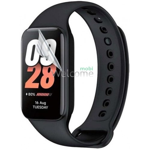 Захисна плівка Xiaomi Mi Band 8 Active (0.2 мм, 3D чорна) Polycarbone