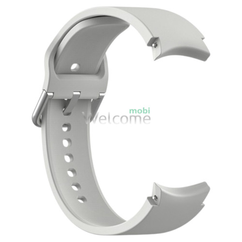 Ремінець силіконовий Samsung Galaxy Watch 20mm Apple watch design Grey