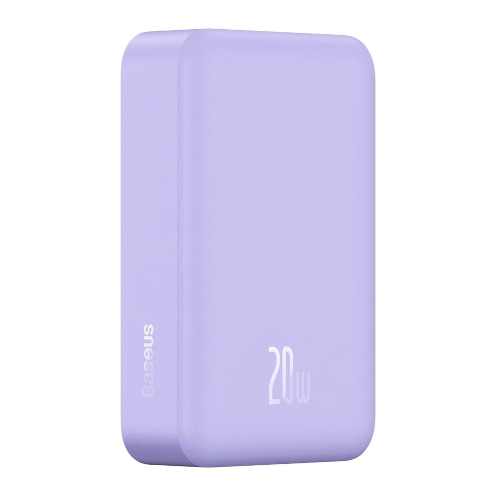 Універсальна Мобільна Батарея Power Bank Baseus Magnetic Mini Wireless Fast Charge 20W 20000 mAh (PPCX1500xx) Колір Фіолетовий, 05