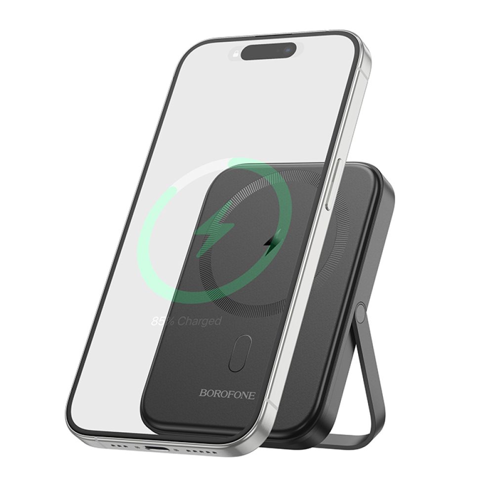 Універсальна Мобільна Батарея Power Bank Borofone BJ51 Kody PD20W magnetic 5000mAh Колір Чорний