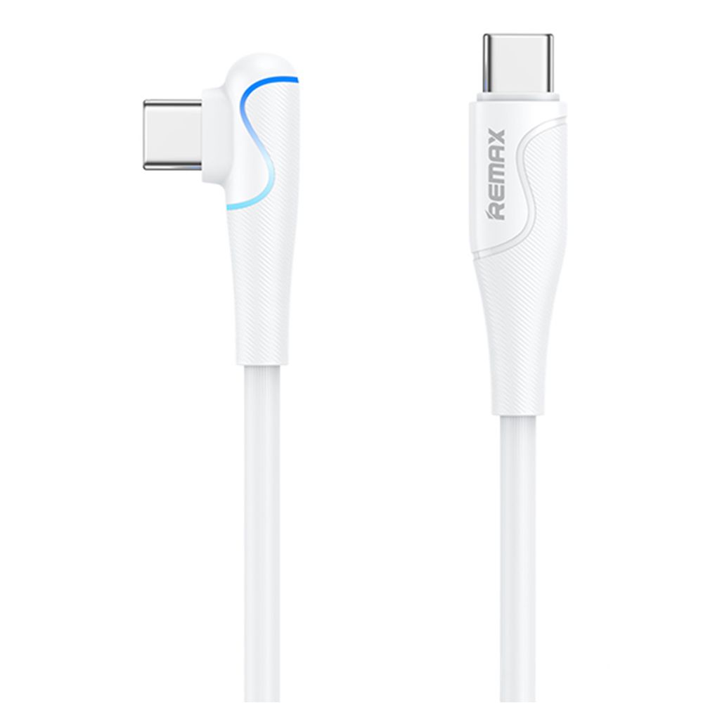 Кабель USB Remax RC-192a 60W 90° Type-C to Type-C Колір Бiлий