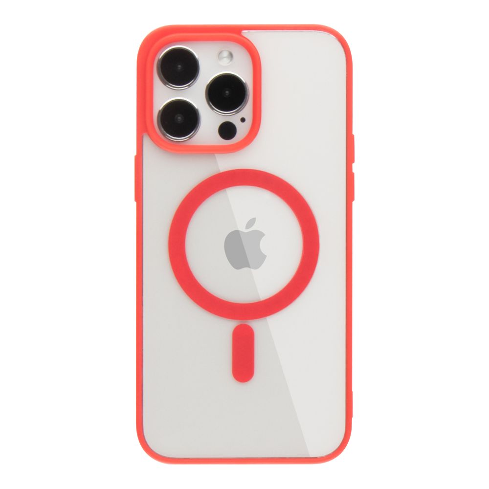 Чохол NEW TPU Color with Magsafe для iPhone 15 Pro Max Red