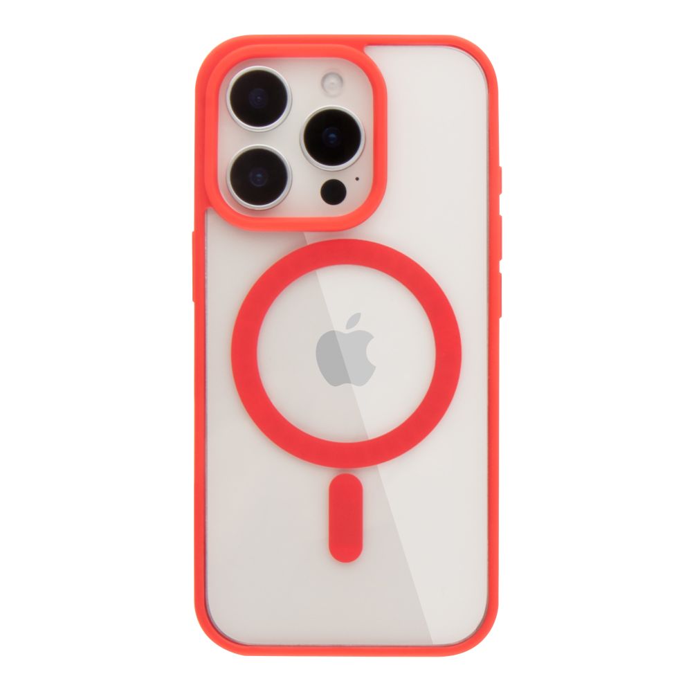 Чохол NEW TPU Color with Magsafe для iPhone 16 Pro Max Red
