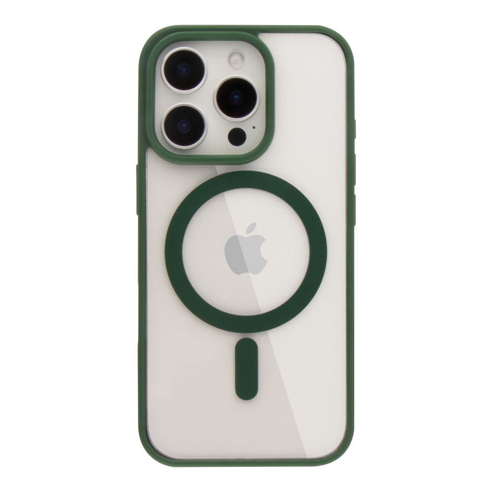 Чохол NEW TPU Color with Magsafe для iPhone 16 Pro Max Forest Green