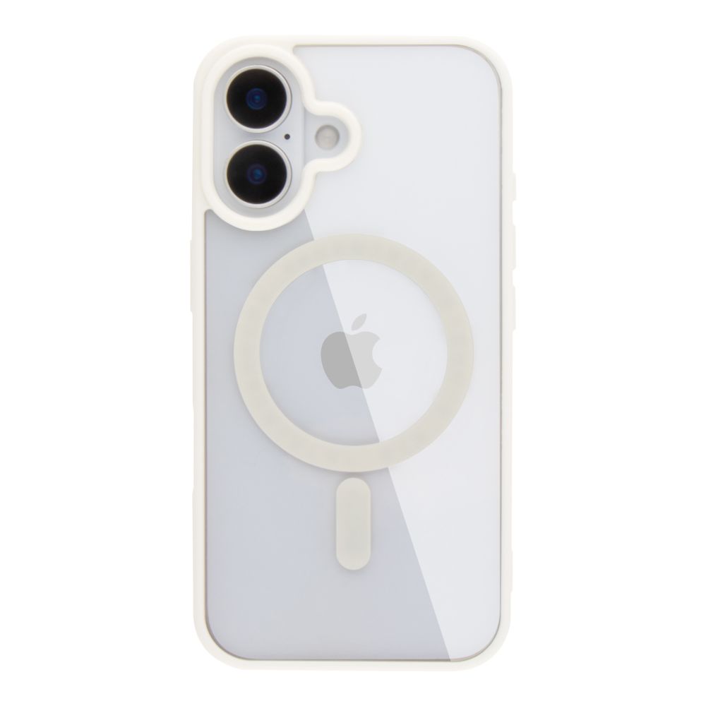 Чохол NEW TPU Color with Magsafe для iPhone 16 White