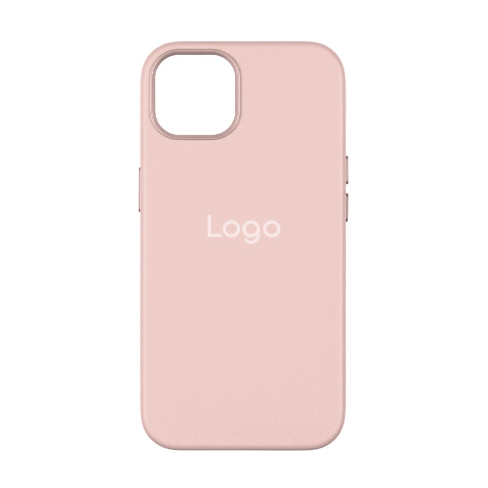 Чохол Leather Case with MagSafe для iPhone 15 Pro Max Уцінка Sand Pink