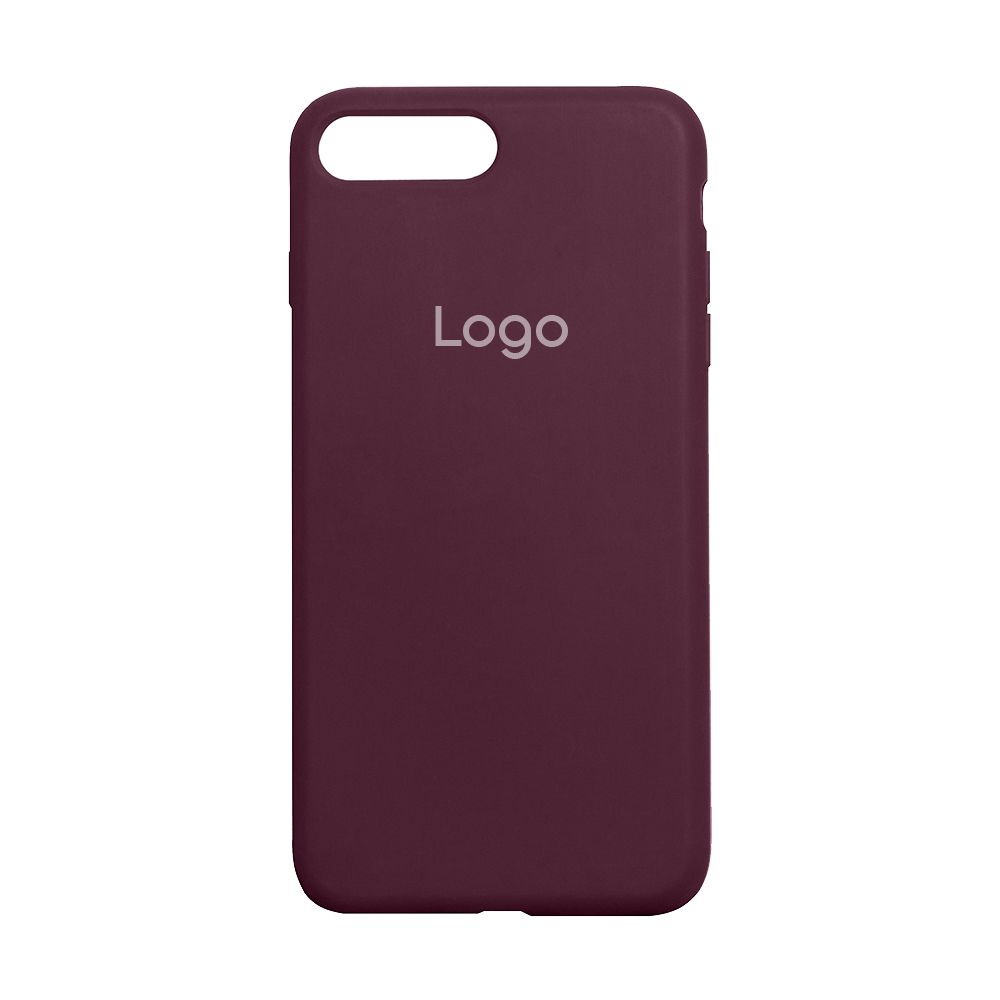 Чохол Silicone Case Full Size (AA) для iPhone 7 Plus/8 Plus Колір 42.Maroon
