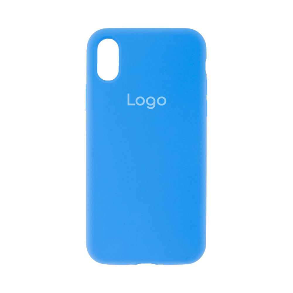 Чохол Silicone Case Full Size (AA) для iPhone X/Xs Колір 03.Royal Blue