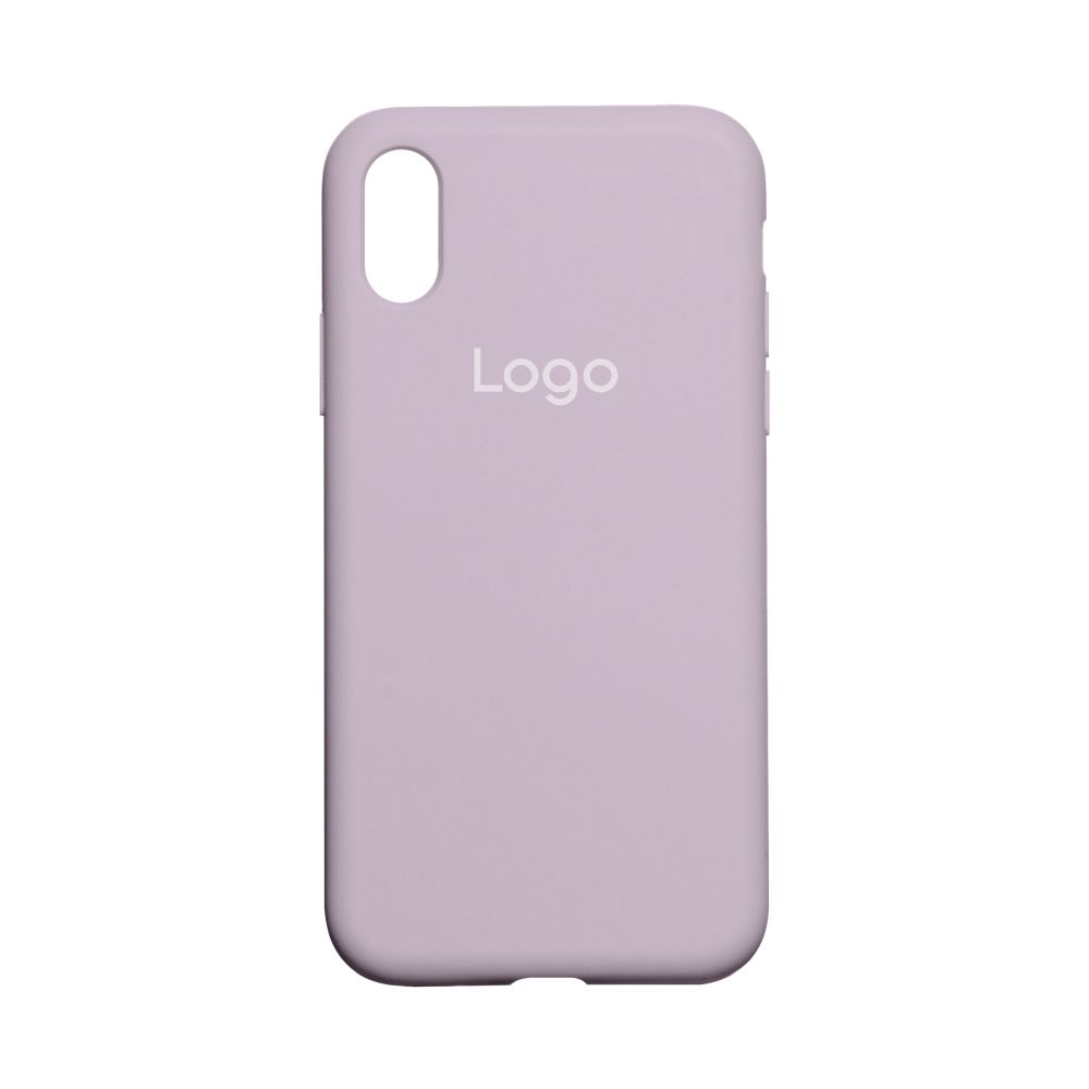 Чохол Silicone Case Full Size (AA) для iPhone X/Xs Колір 07.Lavender