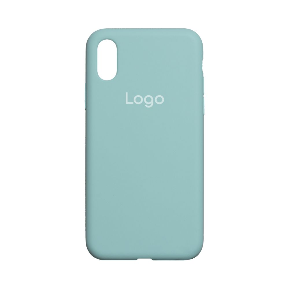 Чохол Silicone Case Full Size (AA) для iPhone X/Xs Колір 21.Sea Blue