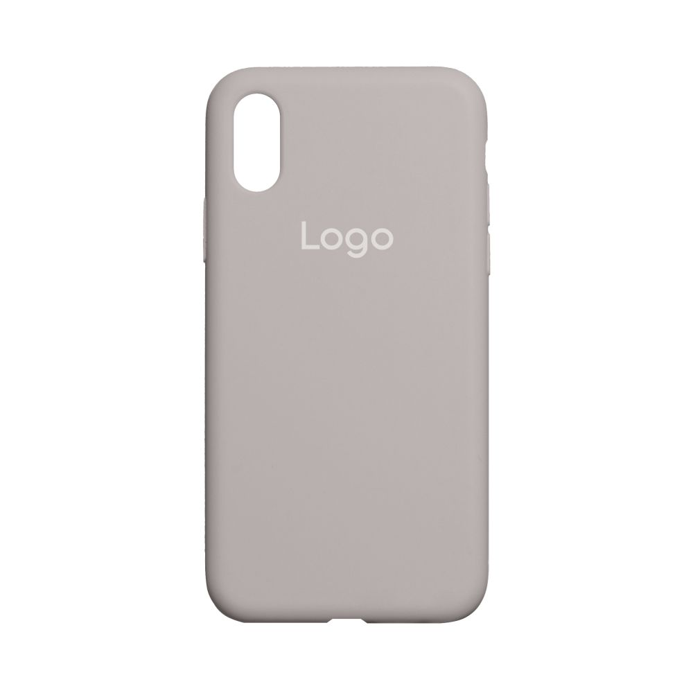 Чохол Silicone Case Full Size (AA) для iPhone X/Xs Колір 23.Pebble