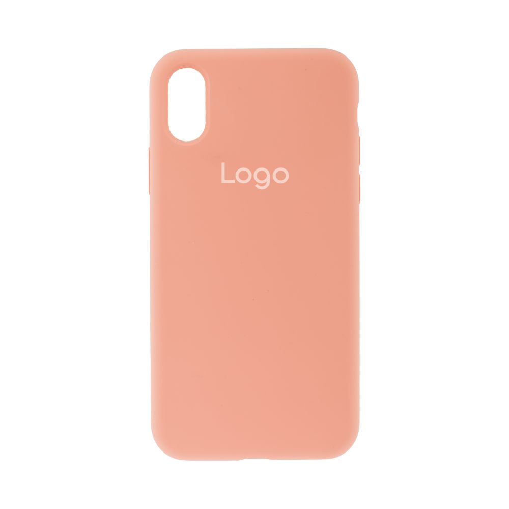 Чохол Silicone Case Full Size (AA) для iPhone X/Xs 27.Peach