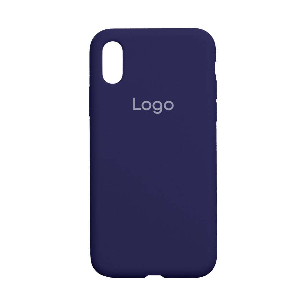 Чохол Silicone Case Full Size (AA) для iPhone X/Xs 34.Purple