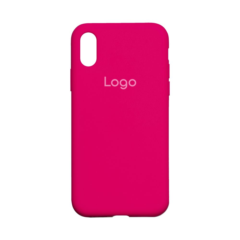 Чохол Silicone Case Full Size (AA) для iPhone X/Xs 38.Shiny Pink