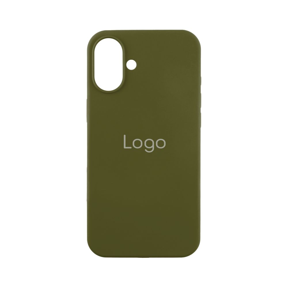 Чохол Silicone Case Full Size (AA) для iPhone 16e Колір 45.Army Green